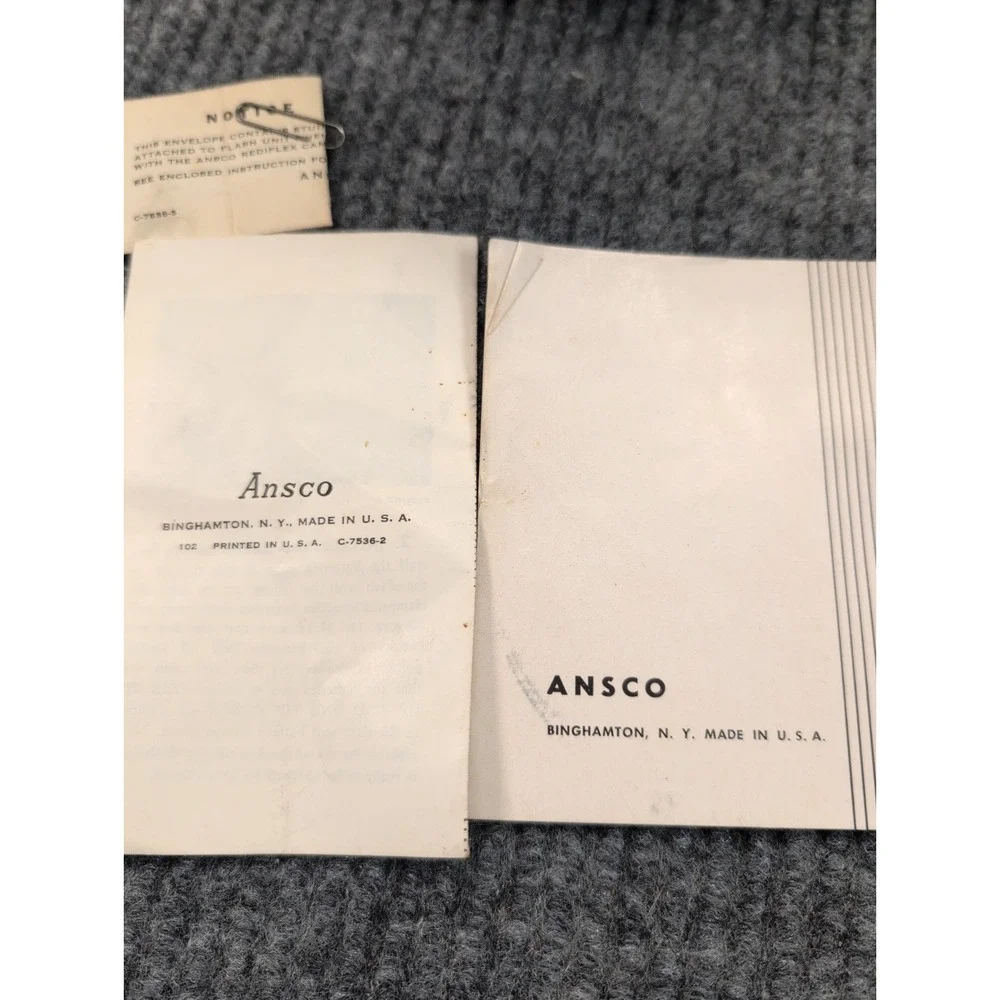 Vintage Ansco Pioneer 616 Camera Pinhole 1947 Binghamton NY Untested As-IS